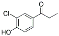 1-(3-CHLORO-4-HYDROXYPHENYL)-1-PROPANONE Struktur