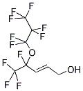 4,5,5,5-TETRAFLUORO-4-(HEPTAFLUORO-1-PROPOXY)-2-PENTEN-1-OL Struktur