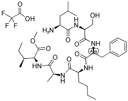 H-LEU-SER-PHE-NLE-ALA-ILE-OME TFA Struktur
