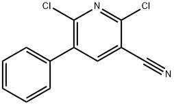 2,6-DICHLORO-5-PHENYLNICOTINONITRILE Struktur