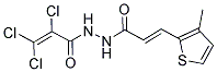 N'1-(2,3,3-TRICHLOROACRYLOYL)-3-(3-METHYL-2-THIENYL)PROP-2-ENOHYDRAZIDE Struktur