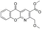 METHYL 2-(METHOXYMETHYL)-5-OXO-5H-CHROMENO[2,3-B]PYRIDINE-3-CARBOXYLATE Struktur