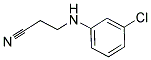 3-(3-CHLORO-PHENYLAMINO)-PROPIONITRILE Struktur