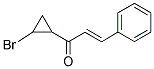 1-(2-BROMOCYCLOPROPYL)-3-PHENYLPROP-2-EN-1-ONE Struktur