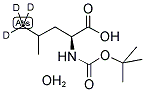 BOC-LEU-OH-5,5,5-D3 MONOHYDRATE Struktur