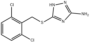 3-[(2,6-DICHLOROBENZYL)SULFANYL]-1H-1,2,4-TRIAZOL-5-AMINE Struktur