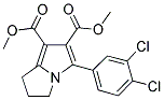 DIMETHYL 5-(3,4-DICHLOROPHENYL)-2,3-DIHYDRO-1H-PYRROLIZINE-6,7-DICARBOXYLATE Struktur