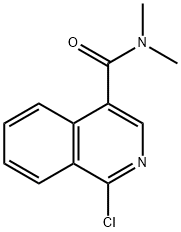 1-CHLORO-ISOQUINOLINE-4-CARBOXYLIC ACID DIMETHYLAMIDE Struktur