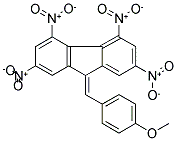 9-(4-METHOXYBENZYLIDENE)-2,4,5,7-TETRANITRO-9H-FLUORENE Struktur