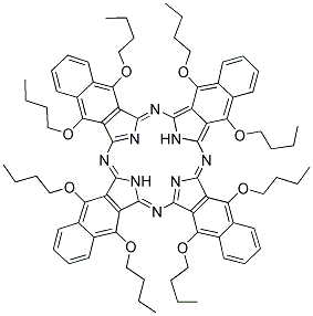 5,9,14,18,23,27,32,36-OCTABUTOXY-2,3-NAPHTHALOCYANINE Struktur