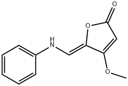 5-(ANILINOMETHYLENE)-4-METHOXY-2(5H)-FURANONE Struktur