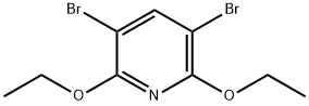 3,5-DIBROMO-2,6-DIETHOXYPYRIDINE Struktur