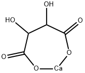 L-(+)-CALCIUM TARTRATE, HYDRATED Struktur