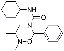 N-CYCLOHEXYL-2,3-DIMETHYL-6-PHENYL-1,2,5-OXADIAZINANE-5-CARBOXAMIDE Struktur