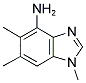 1,5,6-TRIMETHYL-1H-1,3-BENZIMIDAZOL-4-AMINE Struktur