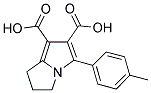 5-(4-METHYLPHENYL)-2,3-DIHYDRO-1H-PYRROLIZINE-6,7-DICARBOXYLIC ACID Struktur