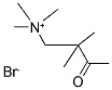 (2,2-DIMETHYL-3-OXOBUTYL)(TRIMETHYL)AMMONIUM BROMIDE Struktur