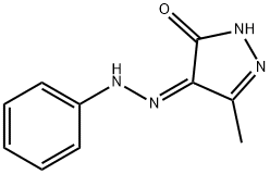 3-METHYL-1H-PYRAZOLE-4,5-DIONE 4-(N-PHENYLHYDRAZONE) Struktur