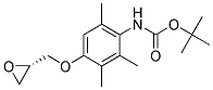 [2,3,6-TRIMETHYL-4-((S)-1-OXIRANYLMETHOXY)-PHENYL]-CARBAMIC ACID TERT-BUTYL ESTER Struktur