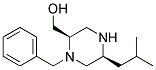 1-BENZYL-2(R)-METHYLL-5(S)-ISOBUTYL-PIPERAZINE Struktur