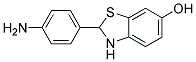 2-(4-AMINO-PHENYL)-2,3-DIHYDRO-BENZOTHIAZOL-6-OL Struktur