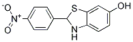 2-(4-NITRO-PHENYL)-2,3-DIHYDRO-BENZOTHIAZOL-6-OL Struktur