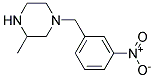 1-(3-Nitrobenzyl)-3-Methylpiperazine Struktur