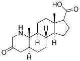 1- Aza-5A-Androstan-3-One-17-Carboxylic Acid Struktur