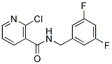 2-Chloro-N-(3,5-difluoro-benzyl)-nicotinamide Struktur