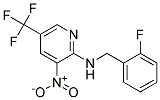 (2-Fluoro-benzyl)-(3-nitro-5-trifluoromethyl-pyridin-2-yl)-amine Struktur