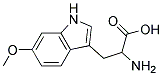 2-amino-3-(6-methoxy-1H-indol-3-yl)propanoic acid Struktur