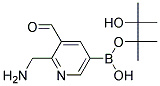 2-AMINOMETHYLFORMYL-5-PYRIDINEBORONIC ACID PINACOL ESTER Struktur