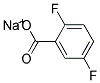 2,5-Difluorobenzoate Sodium Struktur