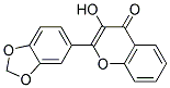 2-(1,3-BENZODIOXOL-5-YL)-3-HYDROXY-4-CHROMENONE Struktur