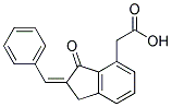 2-BENZYLIDENE-3-OXO-4-INDANYLACETATE Struktur