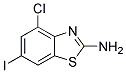 2-Amino-4-chloro-6-iodobenzothiazole Struktur