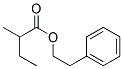 2-METHYLBUTYRIC ACID PHENETHYL ESTER Structure