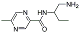 2-[(5-METHYLPYRAZINE-2-CARBONYL)AMINO]BUTYLAMINE Struktur