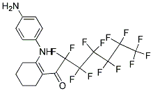 1-[(4-AMINOPHENYL)-AMINO]-2-PERFLUOROHEPTANOYL-CYCLOHEX-1-ENE Struktur