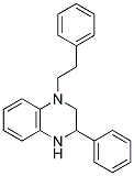 1,2,3,4-TETRAHYDRO-1-PHENETHYL-3-PHENYLQUINOXALINE Struktur