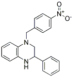 1-(4-NITROBENZYL)-1,2,3,4-TETRAHYDRO-3-PHENYLQUINOXALINE Struktur