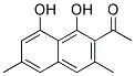 1-(1,8-DIHYDROXY-3,6-DIMETHYL-2-NAPHTHYL)ETHAN-1-ONE, 95+% Struktur