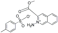 2-AMINO-3-(METHOXYCARBONYL)ISOQUINOLINIUM 4-METHYLBENZENE-1-SULFONATE, TECH Struktur