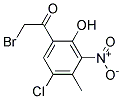 2-BROMO-1-(5-CHLORO-2-HYDROXY-4-METHYL-3-NITRO-PHENYL)ETHANONE Struktur