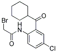 2-BROMO-4'-CHLORO-2'-(CYCLOHEXYLCARBONYL)ACETANILIDE Struktur