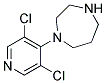 1-(3,5-DICHLOROPYRIDIN-4-YL)HOMOPIPERAZINE Struktur