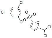 2,4,6-TRICHLOROPHENYL 5-(DICHLOROMETHYL)FURAN-2-SULPHONATE Struktur