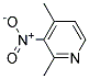 2,4-DIMETHYL-3-NITROPYRIDIN Struktur