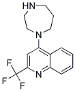 1-[2-(TRIFLUOROMETHYL)QUINOL-4-YL]HOMOPIPERAZIN Struktur