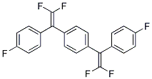 1,4-BIS[1-(4-FLUOROPHENYL)-2,2-DIFLUOROETH-1-ENYL]BENZENE Struktur